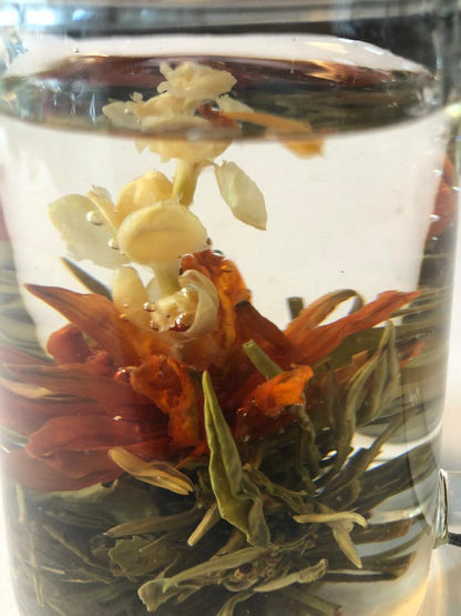 Jasmine Lily Tower Blooming Flower Green Tea Urban Tea Room